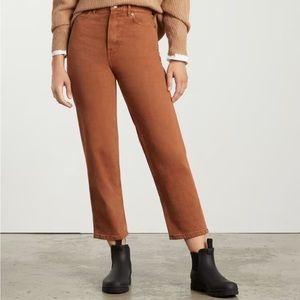 Everlane Way High Jean - Archroma Rich Earth, Size 25